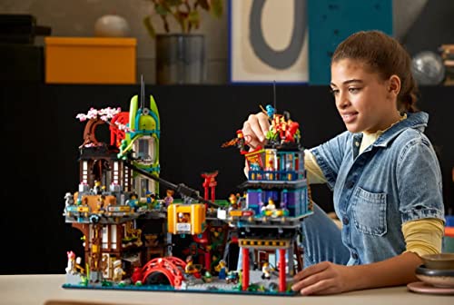 LEGO NINJAGO City Markets Building Set with 21 Minifigures