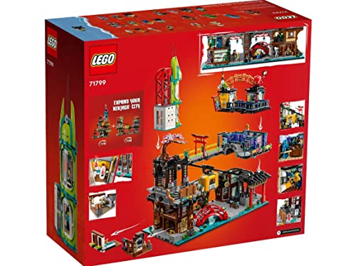 LEGO NINJAGO City Markets Building Set with 21 Minifigures