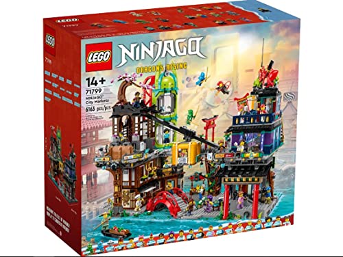 LEGO NINJAGO City Markets Building Set with 21 Minifigures