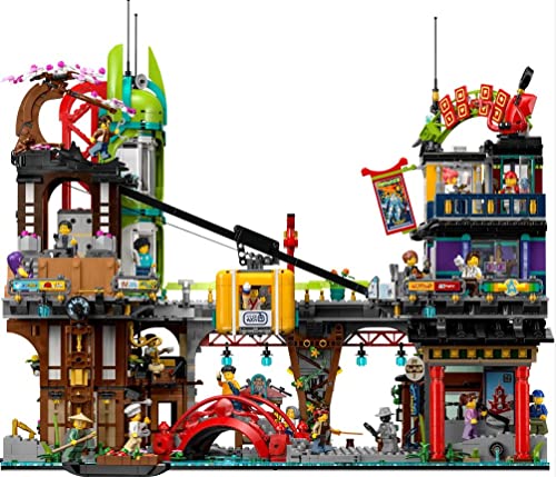 LEGO NINJAGO City Markets Building Set with 21 Minifigures