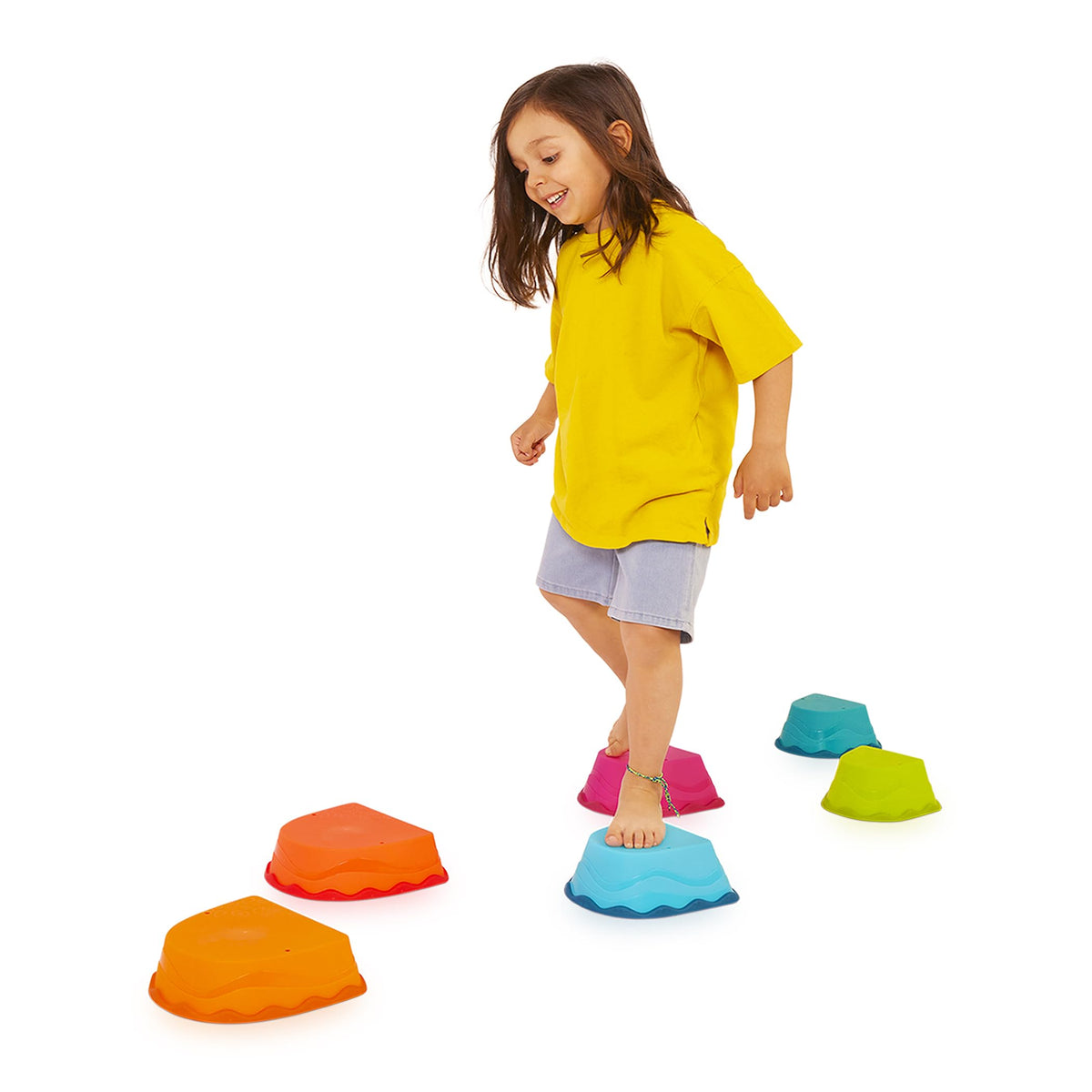 Kids Balance & Play Set with Beams, Stepping Stones & Music