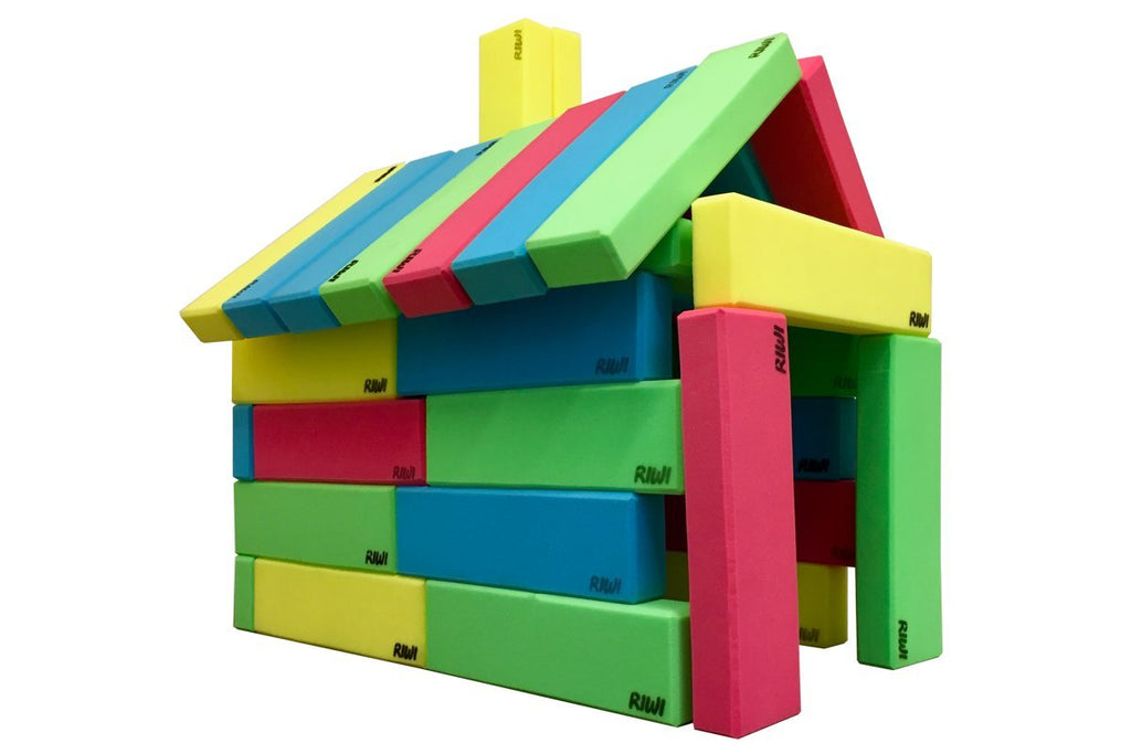 36-Piece Giant Foam Building Blocks for Kids Ages 3+