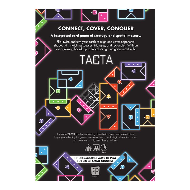 TACTA Strategic Shape-Matching Card Game for Ages 7+