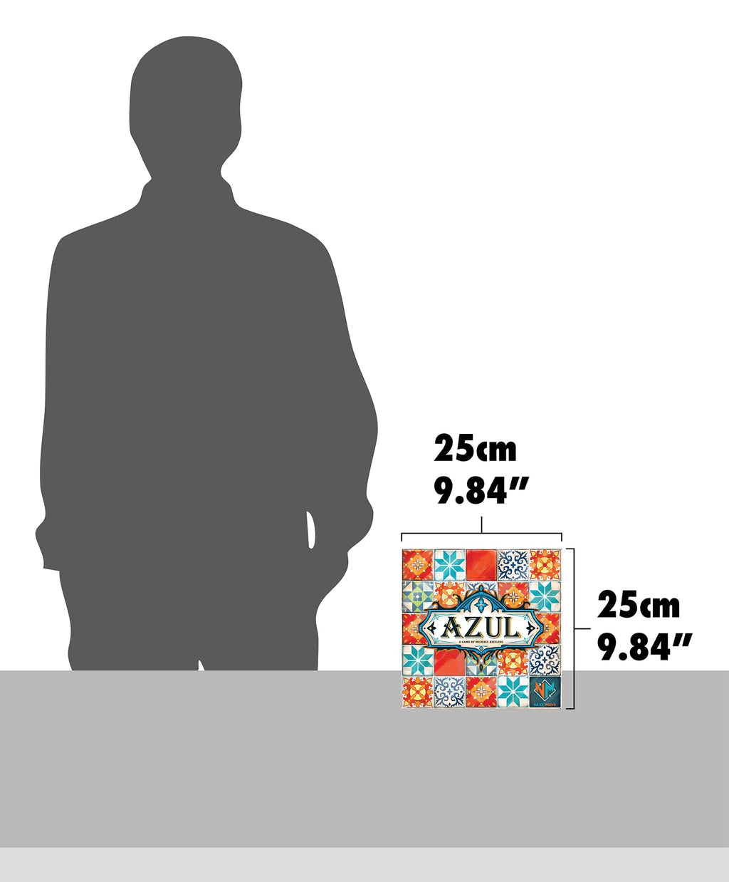 Azul Mosaic Tile-Placement Strategy Board Game for 2–4 Players