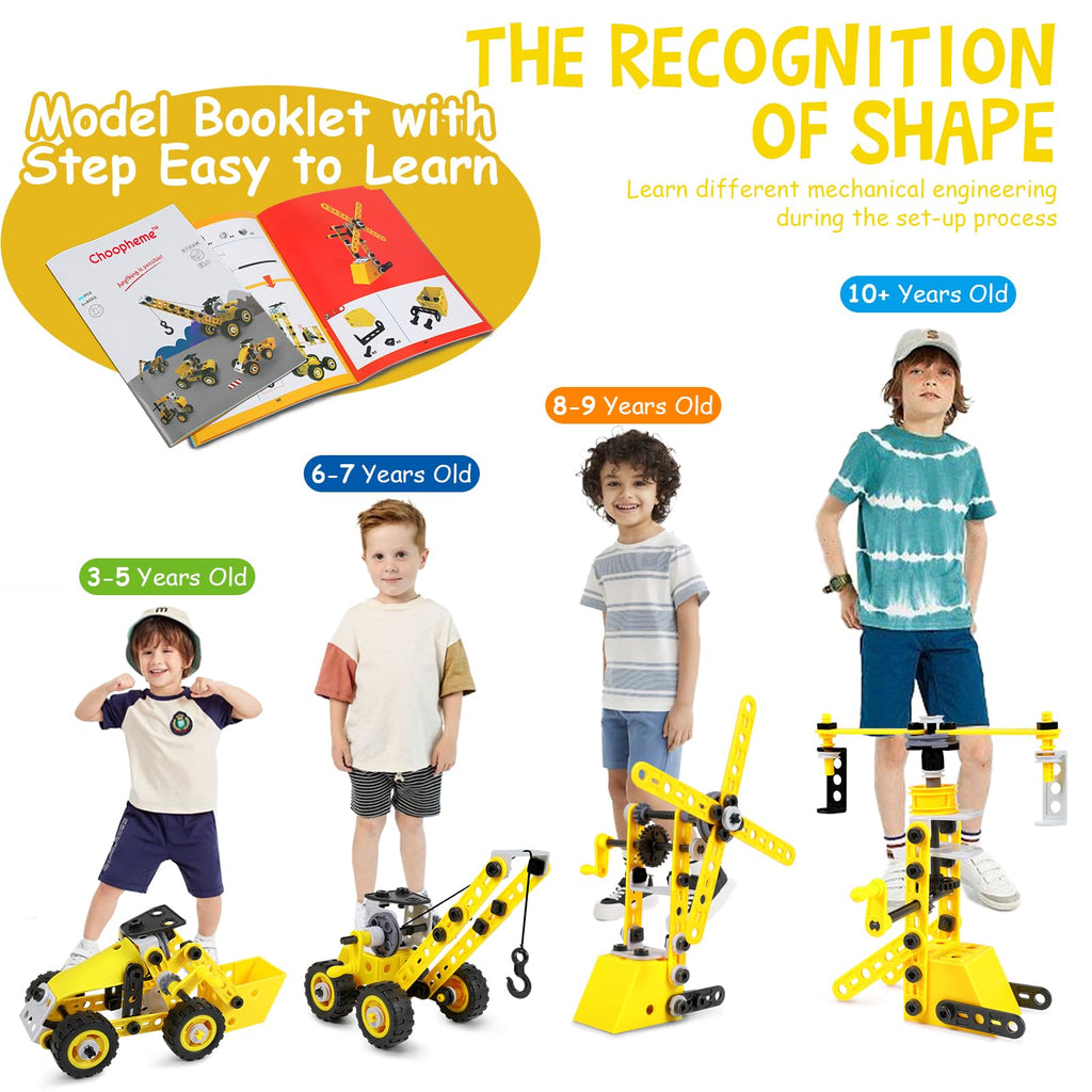 STEM Excavator Building Kit for Kids Ages 5–10