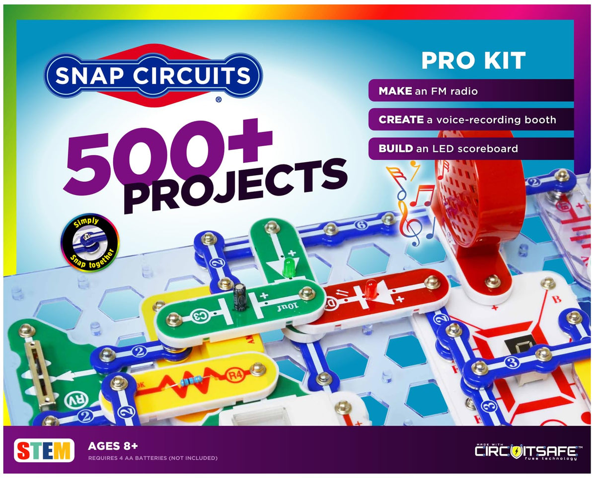 Snap Circuits Electronics Exploration STEM Kit for Kids