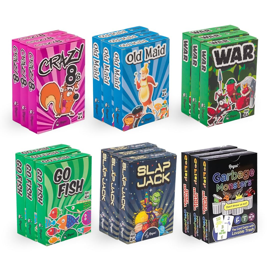 Regal Games Kids Card Game Pack for Family Fun