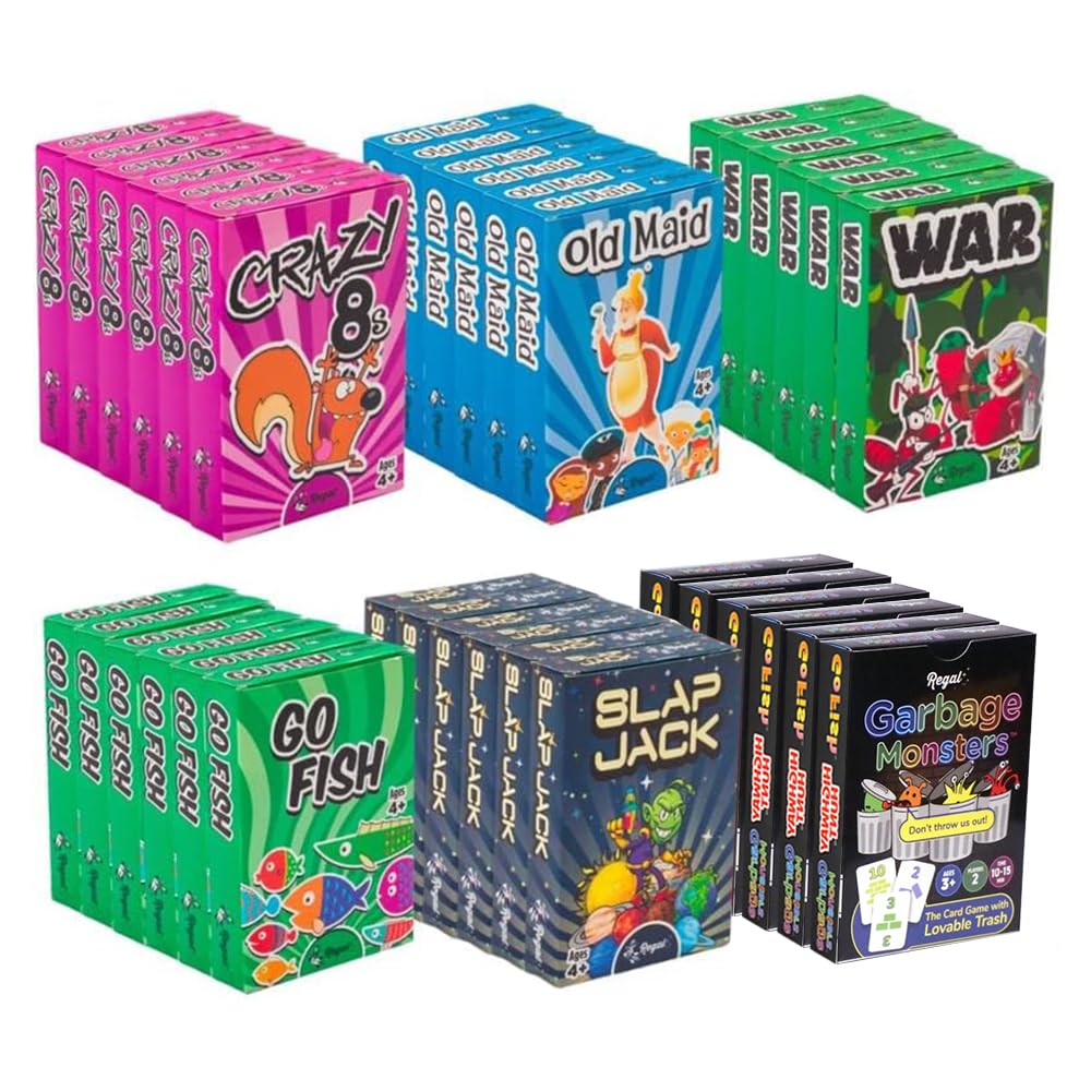 Regal Games Kids Card Game Pack for Family Fun