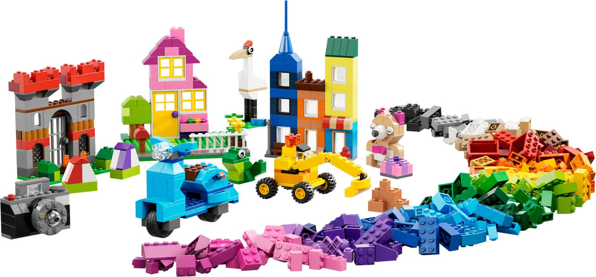 LEGO Classic Large Creative Brick Box Building Set, 2-Pack