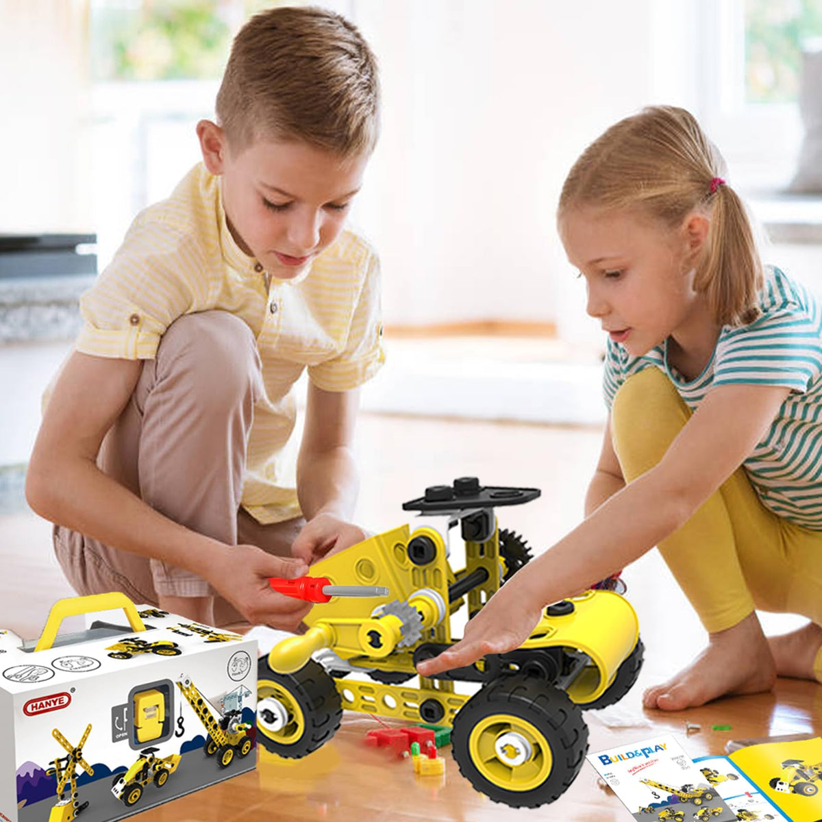 STEM Excavator Building Kit for Kids Ages 5–10