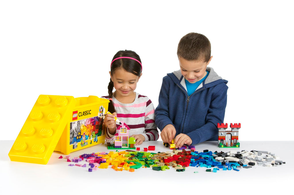 LEGO Classic Large Creative Brick Box Building Set, 2-Pack