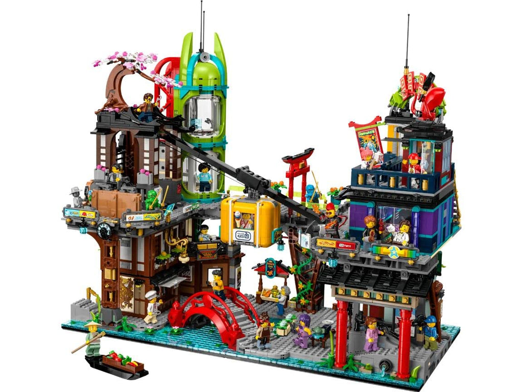 LEGO NINJAGO City Markets Building Set with 21 Minifigures
