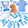 Kids Doctor Costume & Medical Pretend Play Set for Ages 3–5