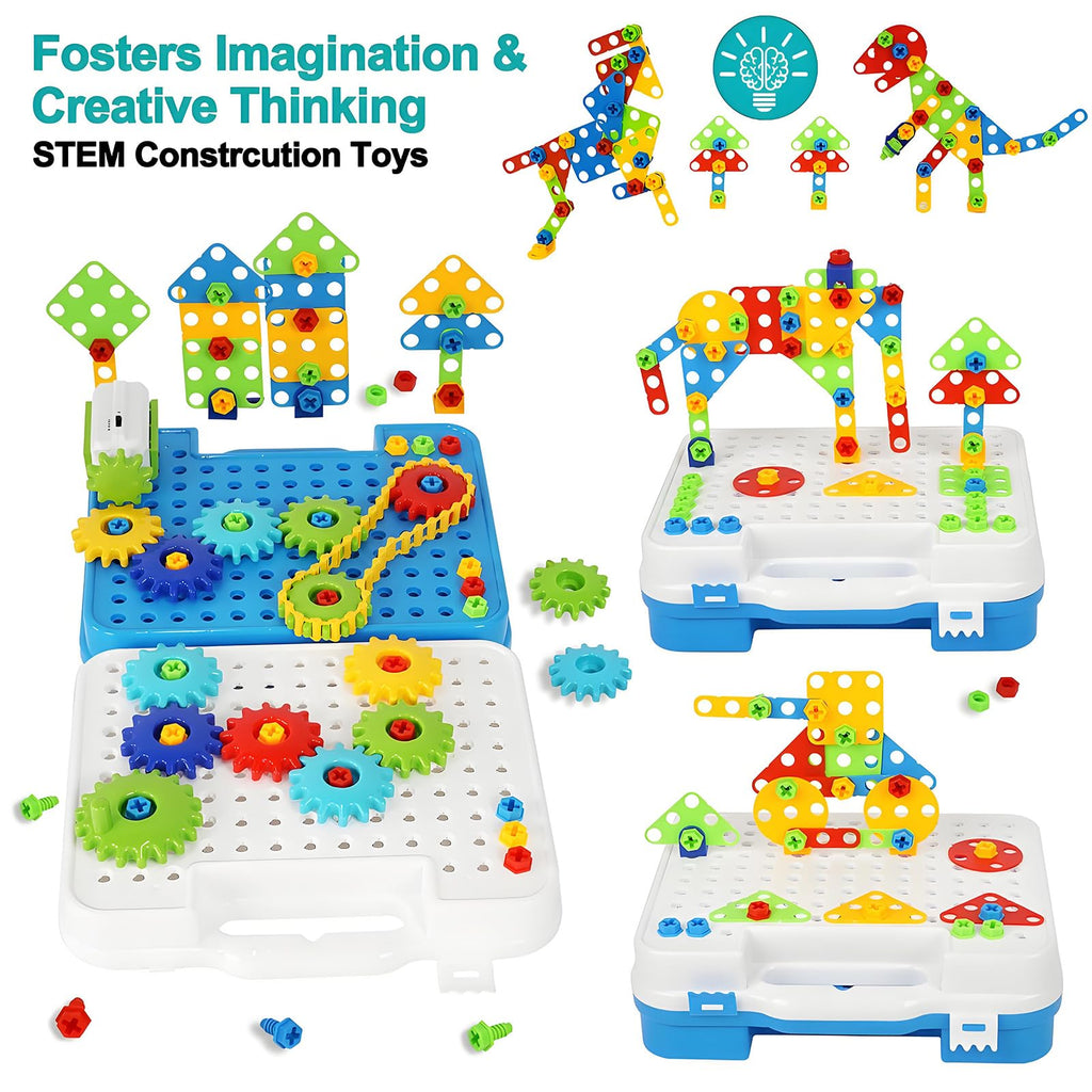 STEM Gears Building Set for Kids Ages 4–8