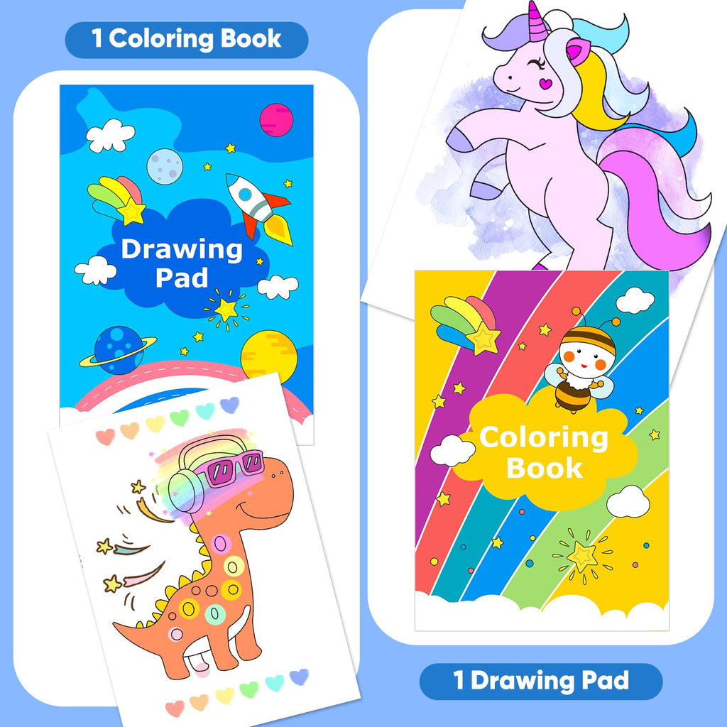 iBayam 139-Piece Drawing & Painting Art Set with Sketch Pads