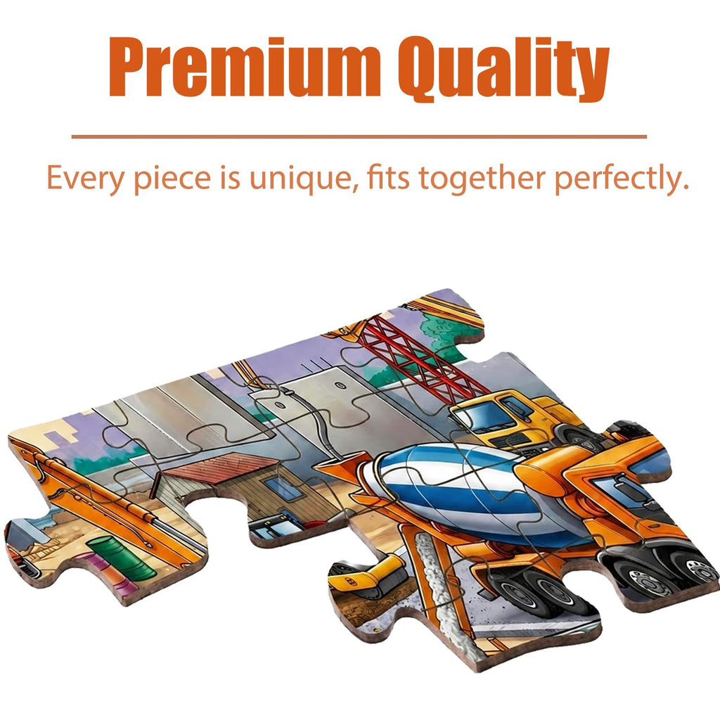 RANSUNN 100-Piece Jigsaw Puzzle for Kids & Family Play