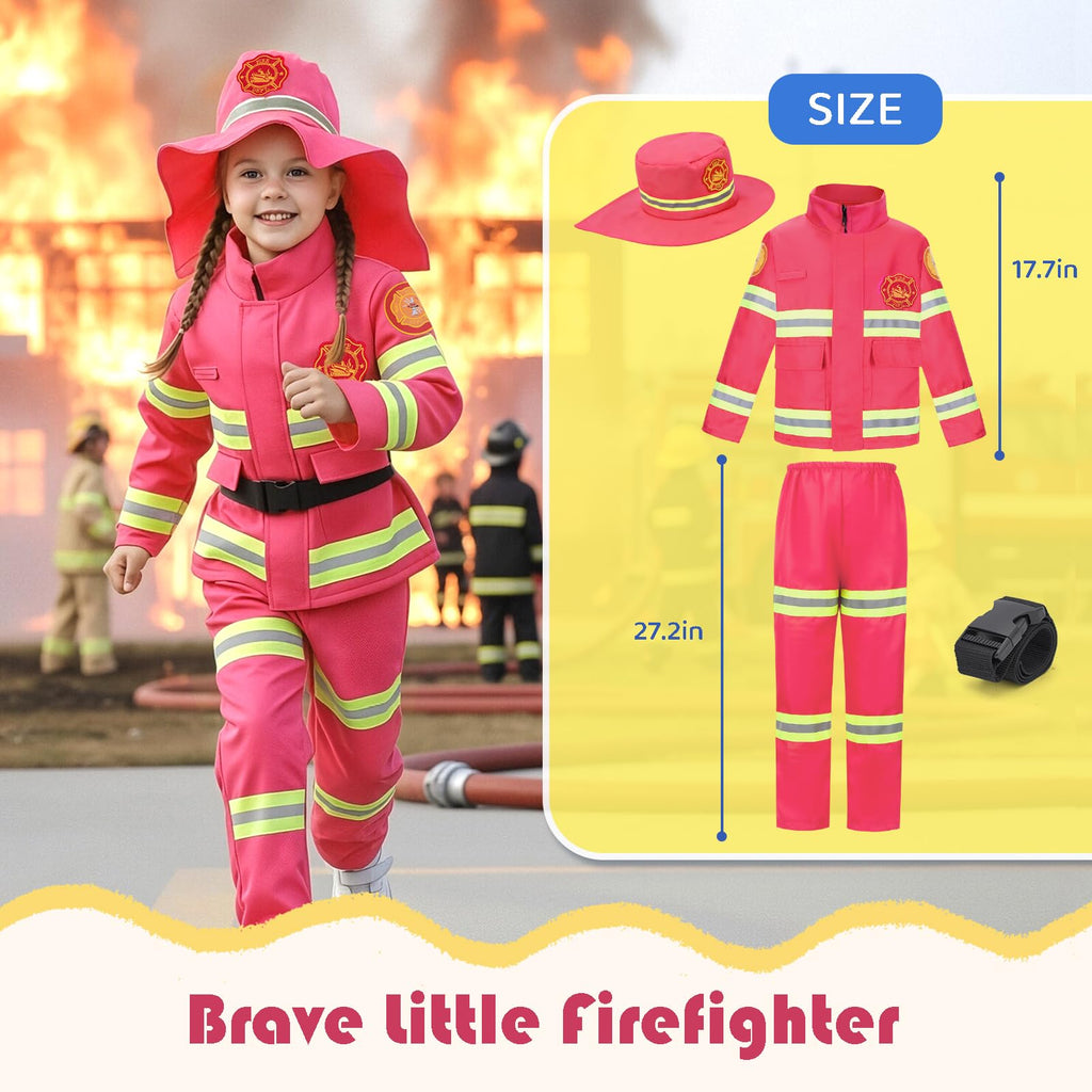 4-in-1 Girls Career Dress-Up Costume Set for Ages 3–8