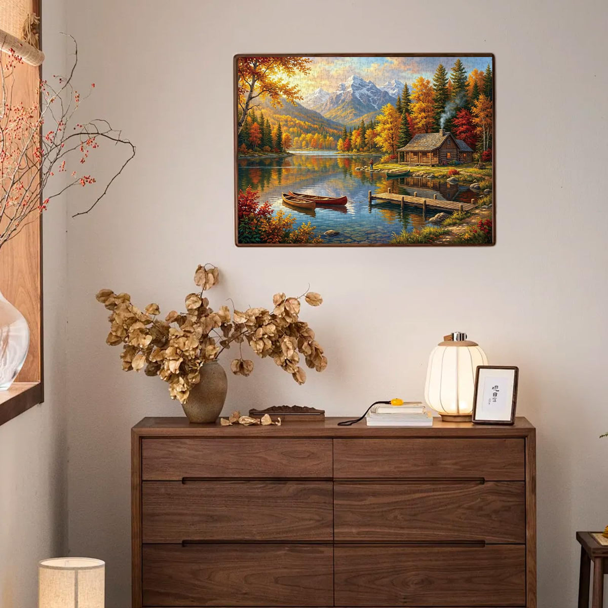 4-Pack 500-Piece Four Seasons Jigsaw Puzzles for Adults