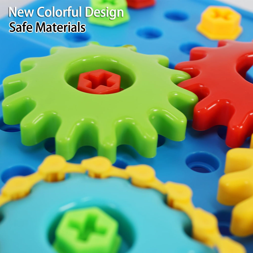 STEM Gears Building Set for Kids Ages 4–8