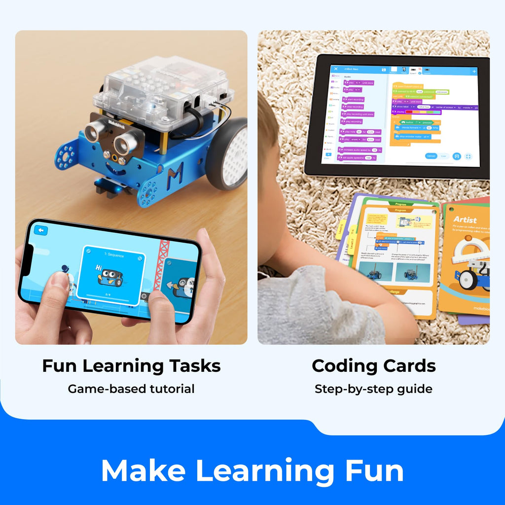 Makeblock mBot STEM Coding Robot Kit for Kids Ages 8–12