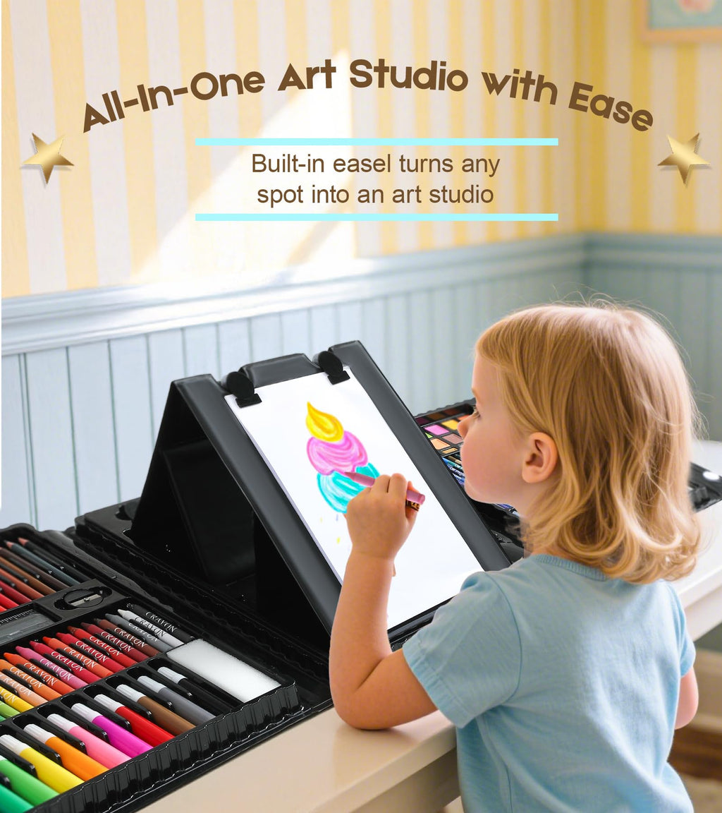 237-Piece Deluxe Art Set with Carrying Case for Kids