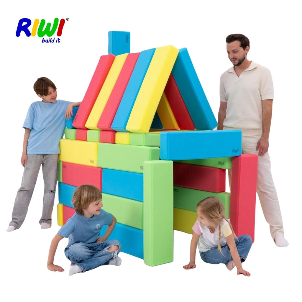 36-Piece Giant Foam Building Blocks for Kids Ages 3+