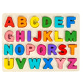 Wooden Learning Puzzle Board & Blocks for Toddlers Ages 1–5