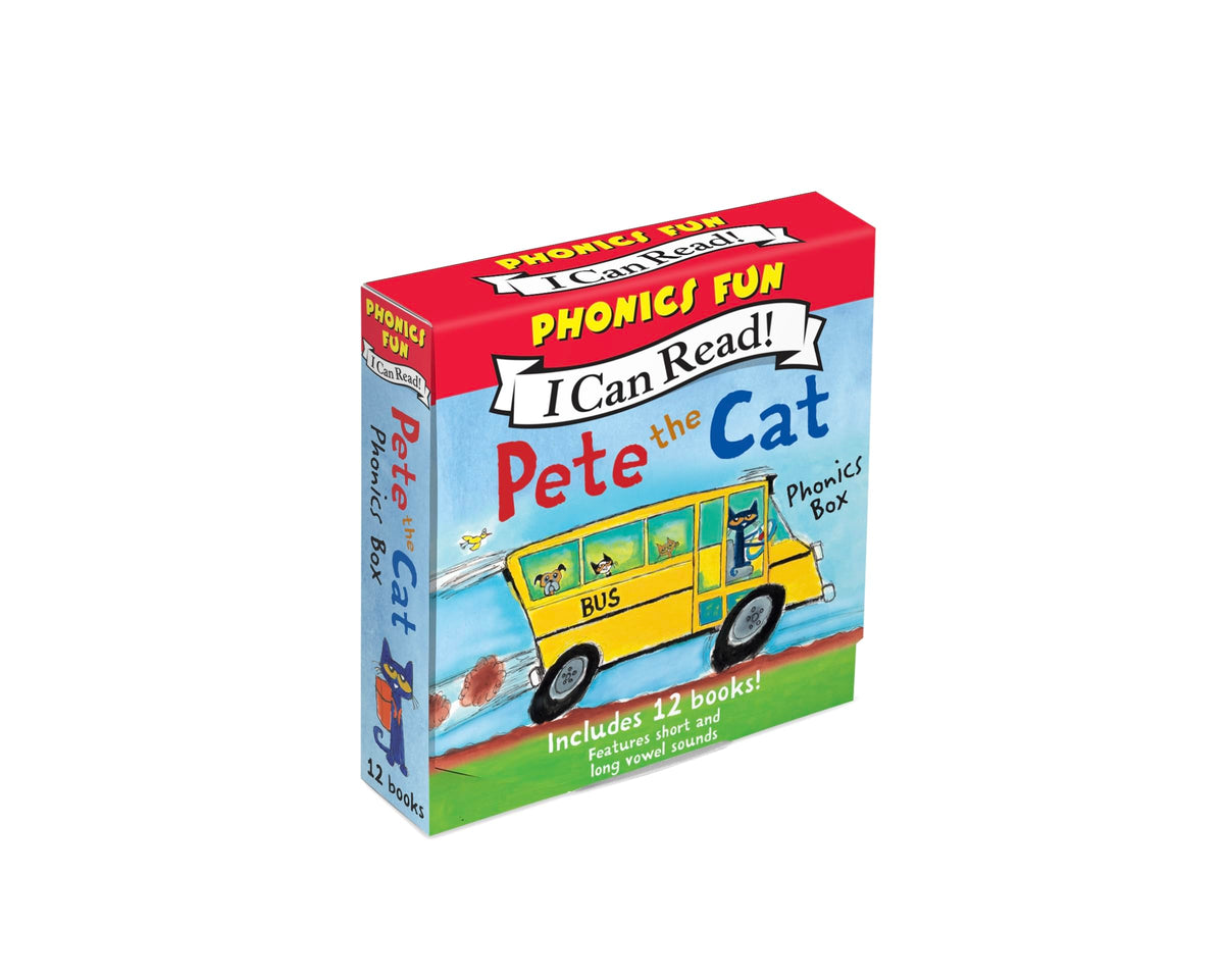 Pete the Cat 12-Book Phonics Fun Set for Ages 3–6