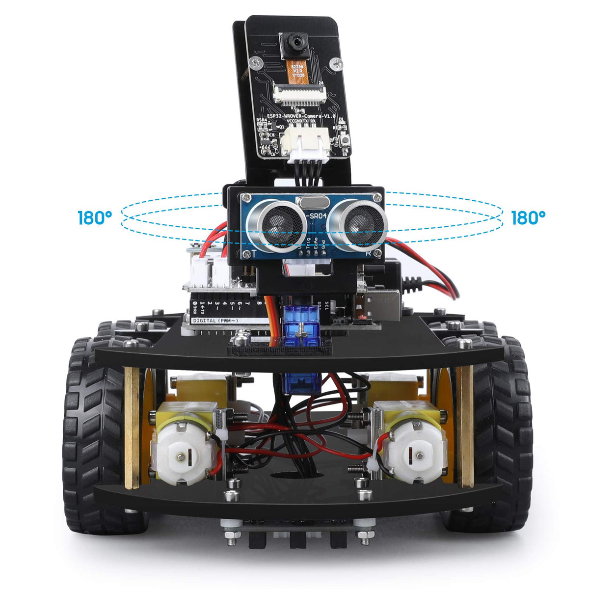 ELEGOO UNO R3 Smart Robot Car Kit V4 with Camera for Arduino