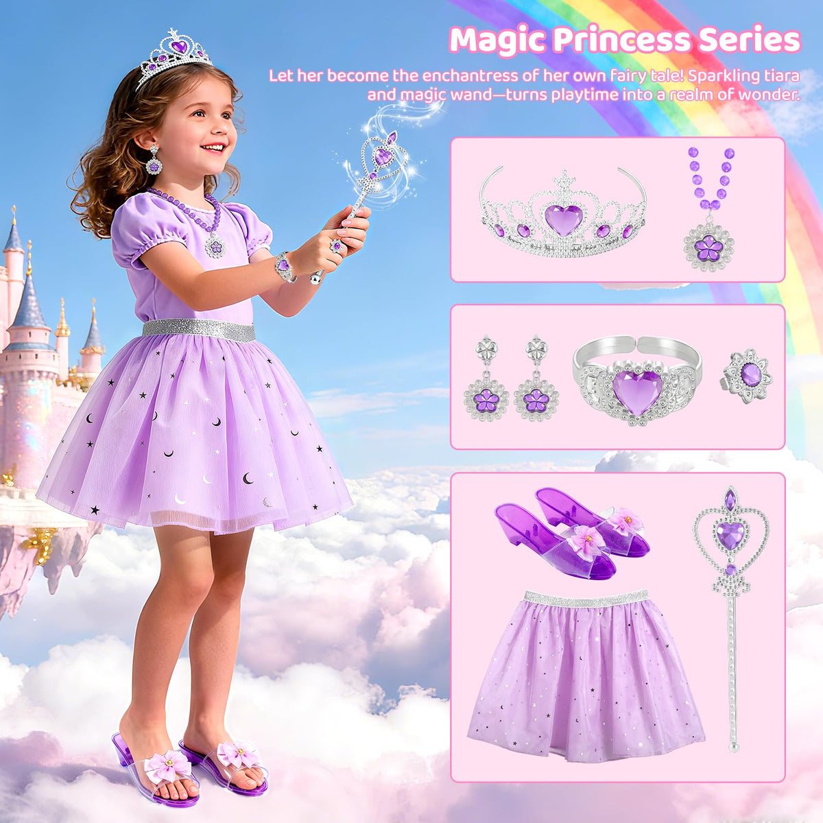 Princess Dress-Up & Jewelry Boutique Role Play Set