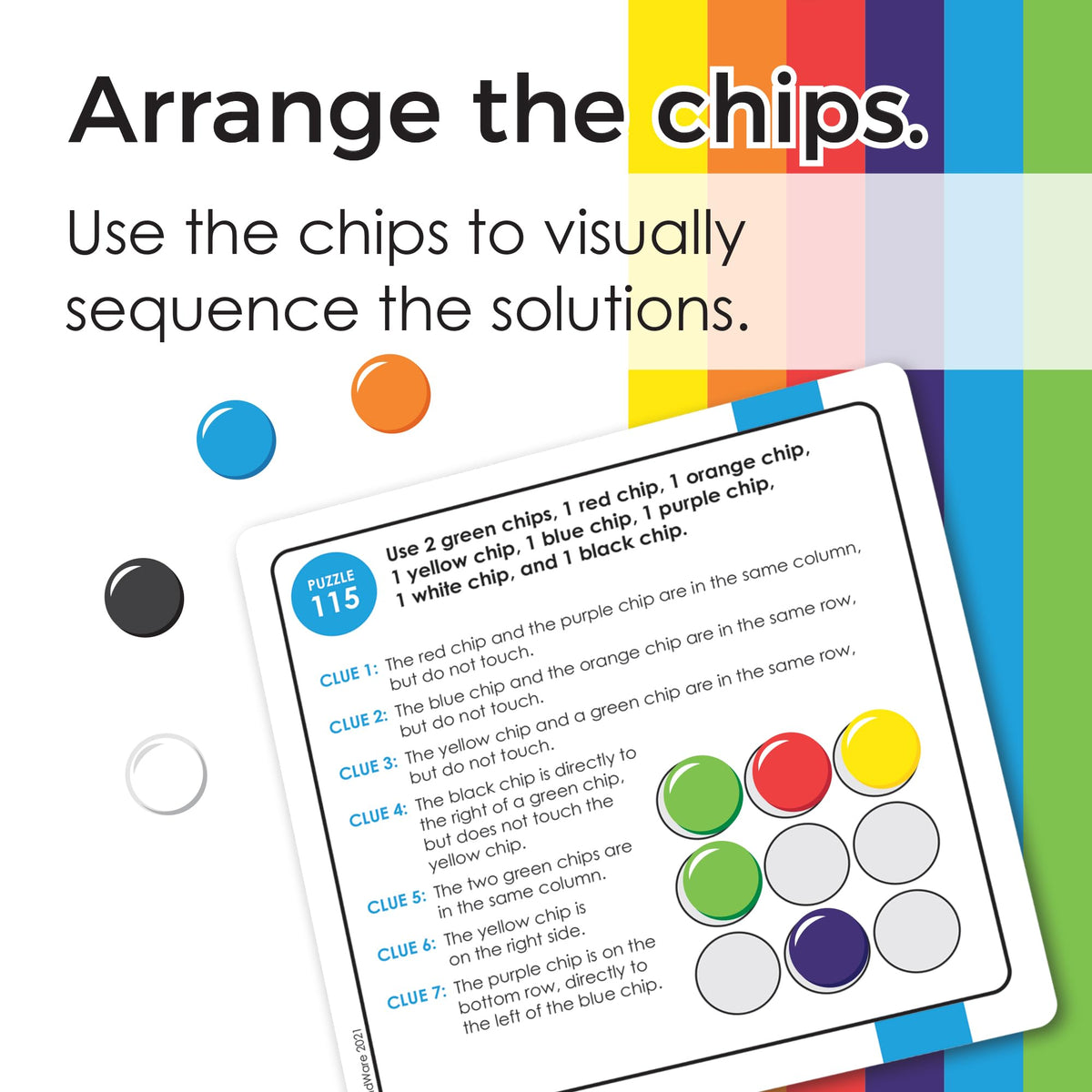 MindWare Logic Links Brain Teaser Game with 166 Challenges