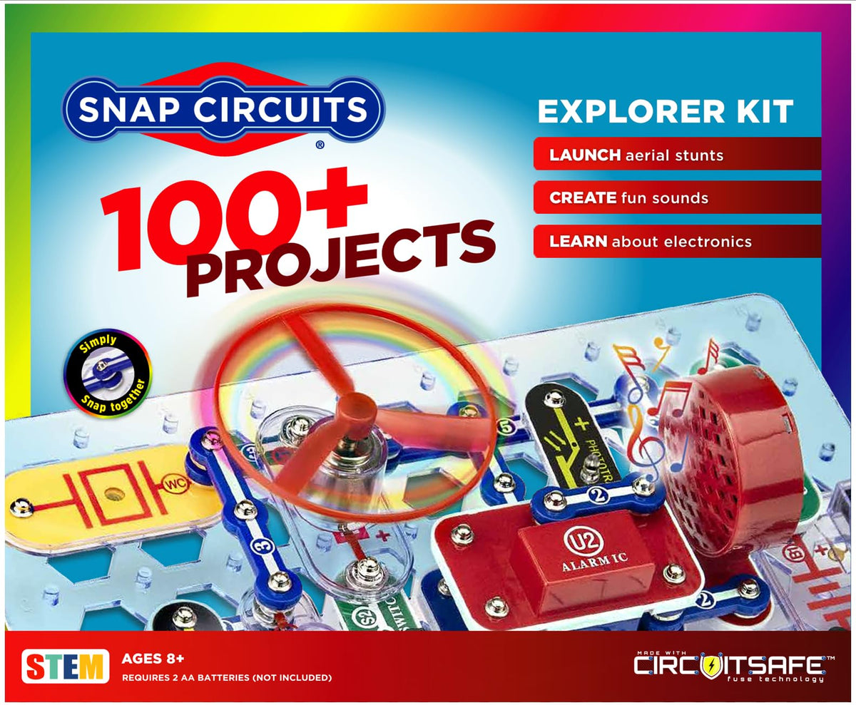 Snap Circuits Electronics Exploration STEM Kit for Kids