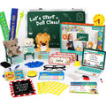 Kids Teacher Pretend Play Set with Dolls for Ages 6+