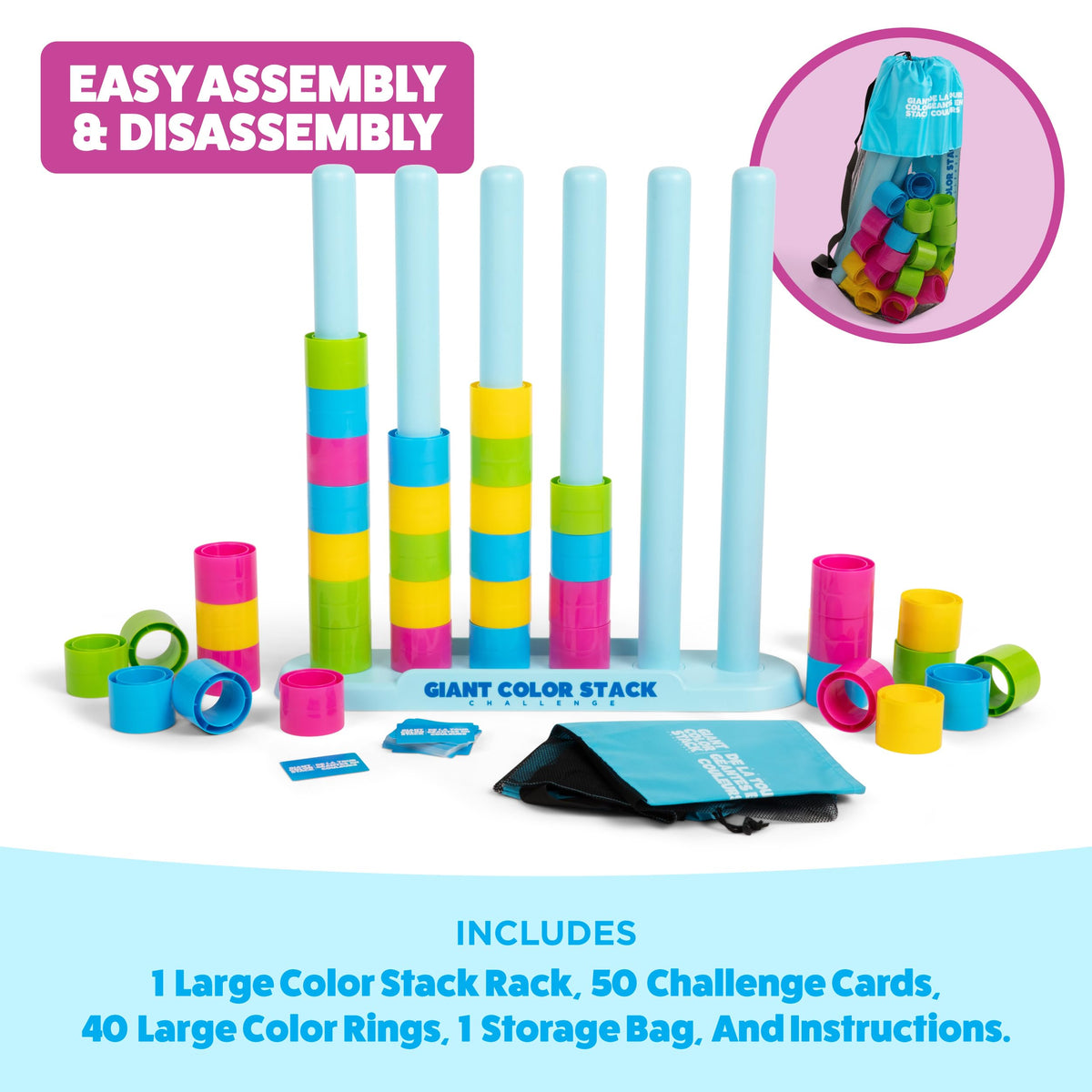 Relatable Giant Tower Stack Jumbo Block Game for All Ages