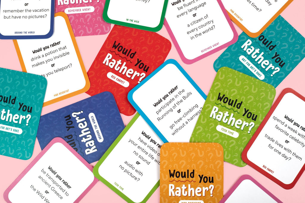 Would You Rather? Family Card Game for Fun Conversations