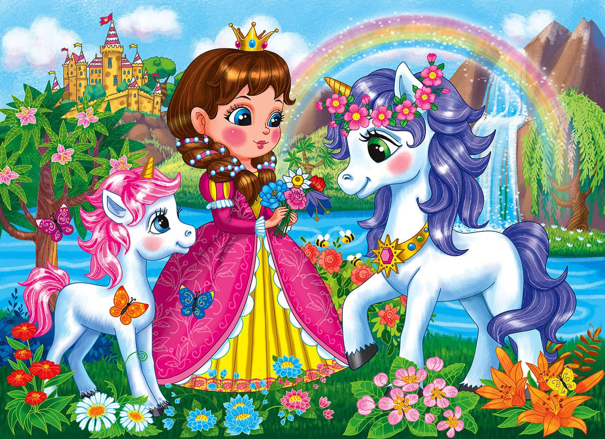 RANSUNN 100-Piece Jigsaw Puzzle for Kids & Family Play