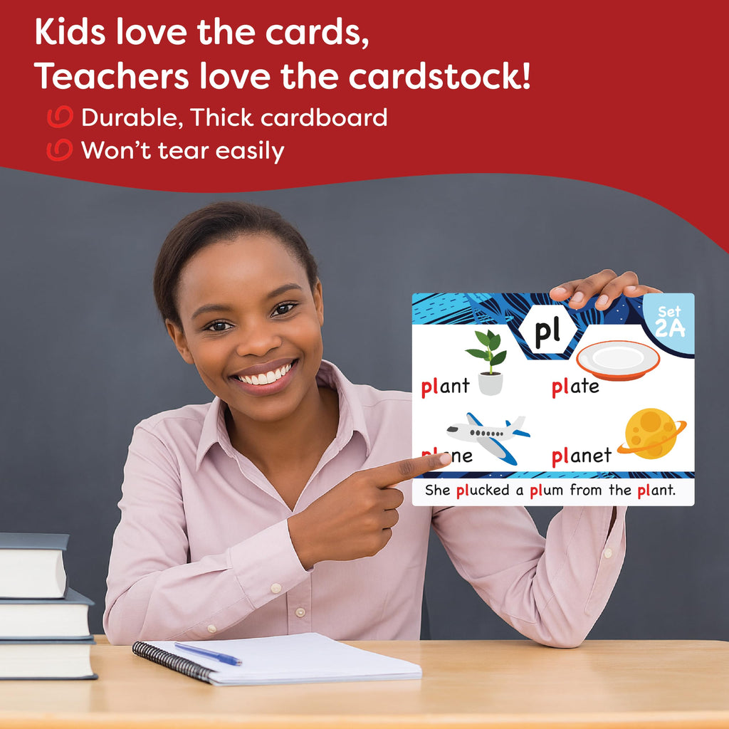 The Bambino Tree Phonics Flash Cards – 20-Stage Reading Set