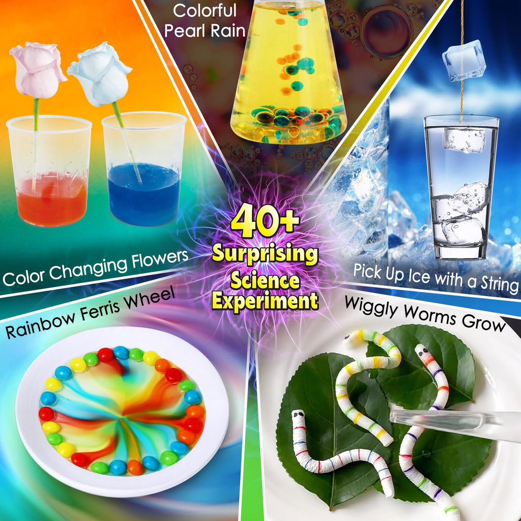 UNGLINGA 40–50 Experiment Chemistry Science Kit for Kids