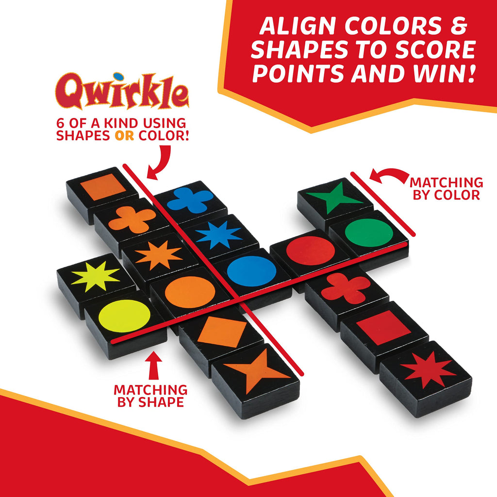 MindWare Qwirkle Strategy Board Game for Family Play