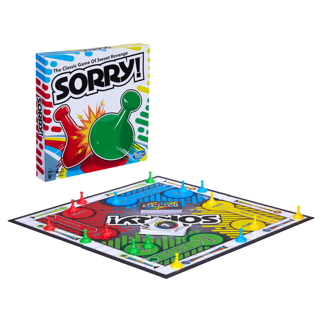 Sorry! Classic Family Board Game for Kids & Adults