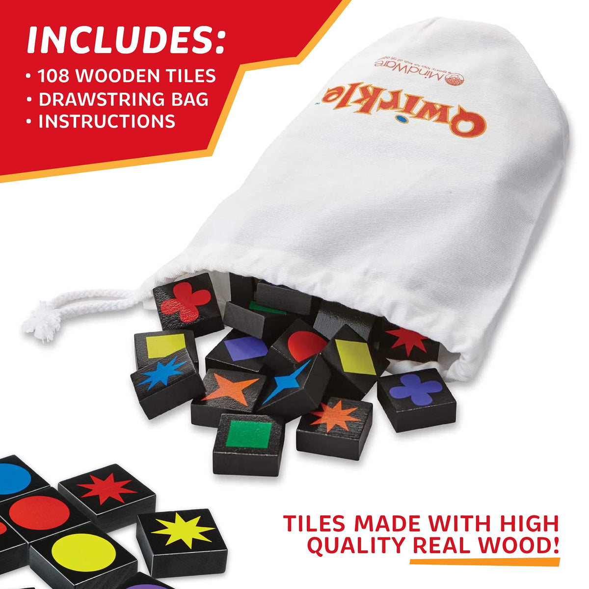 MindWare Qwirkle Strategy Board Game for Family Play