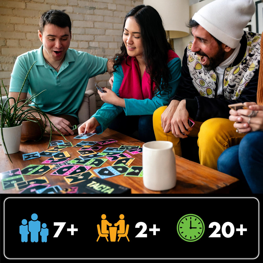 TACTA Strategic Shape-Matching Card Game for Ages 7+