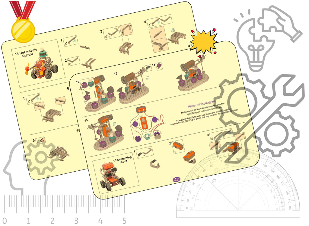 110-Project Electronics & Circuits STEM Kit for Kids Ages 5–13