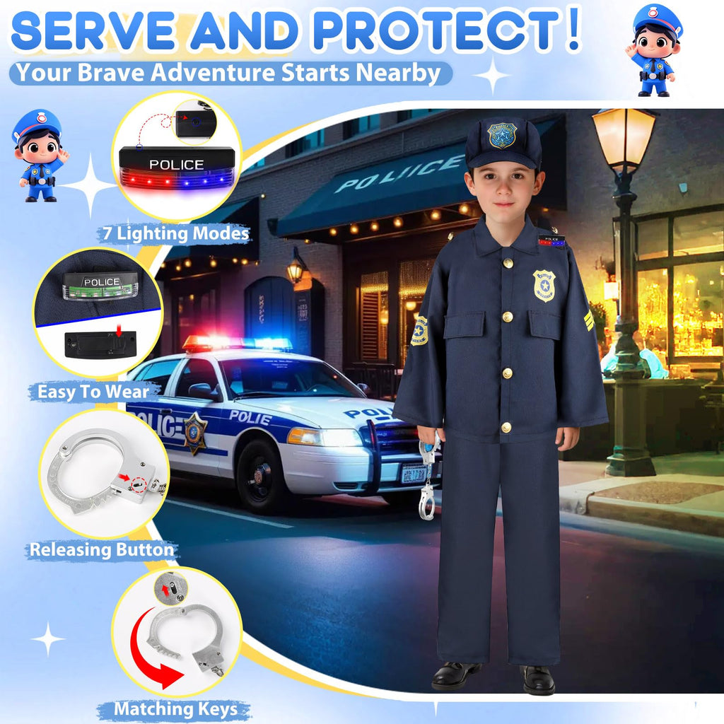 4-in-1 Kids Dress-Up Role Play Costume Set for Ages 3–8