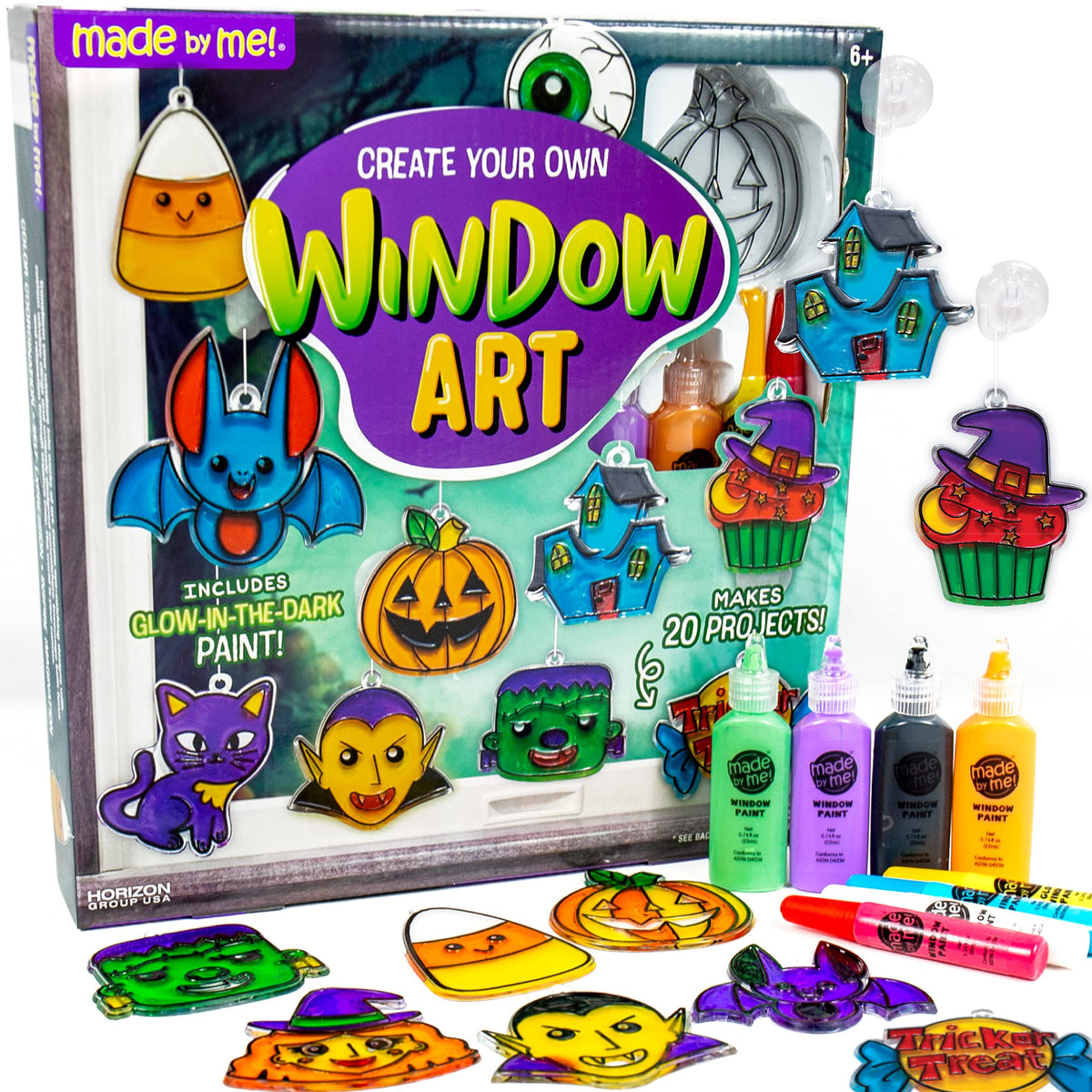 Made By Me Window Art Craft Kit for Kids Creative Play