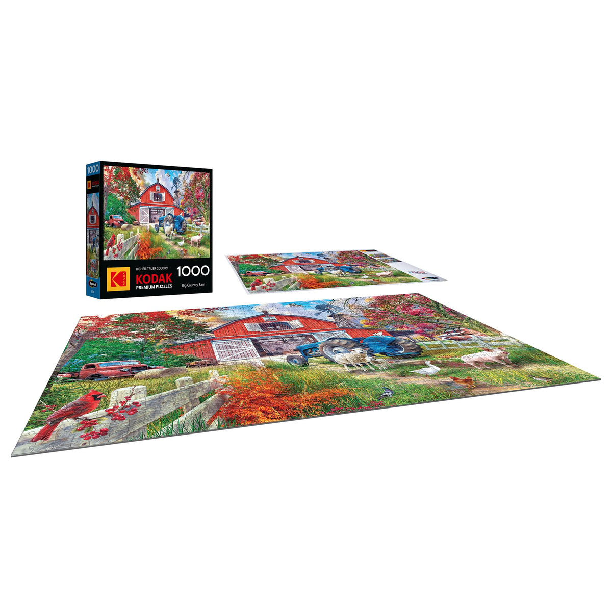 RoseArt Kodak City Food Truck 1000-Piece Jigsaw Puzzle