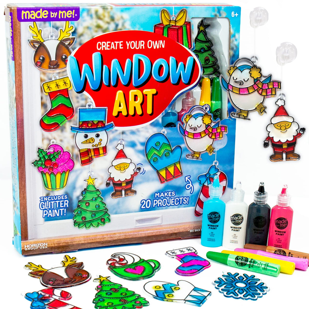 Made By Me Window Art Craft Kit for Kids Creative Play