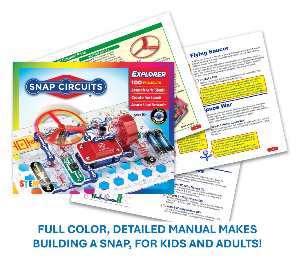 Snap Circuits Electronics Exploration STEM Kit for Kids