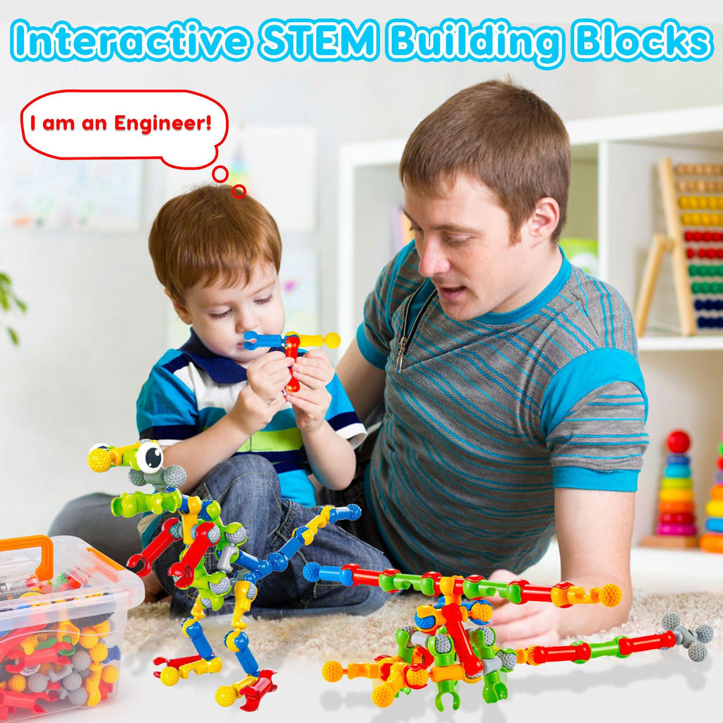 STEM Building Set for Kids Ages 3–8+ Creative Construction