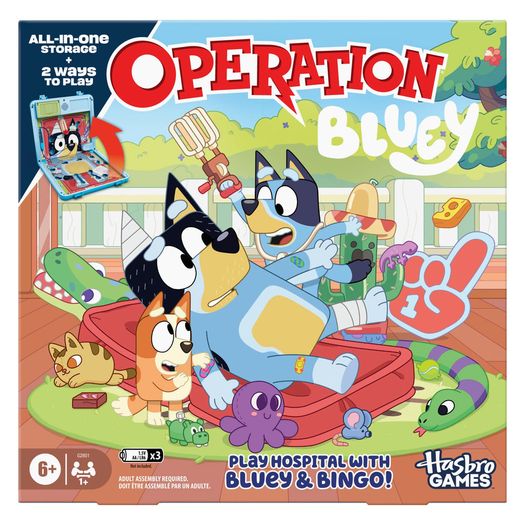 Operation Bluey Edition Electronic Board Game for Ages 6+